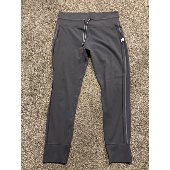 Vuori Drawstring Waist Daily Sport Leggings VW459 Pants Azure Grey Size XL - Picture 1 of 10